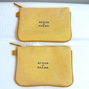ACQUA DI PARMA travel bags SET of TWO cosmetic bags makeup case travel accessory